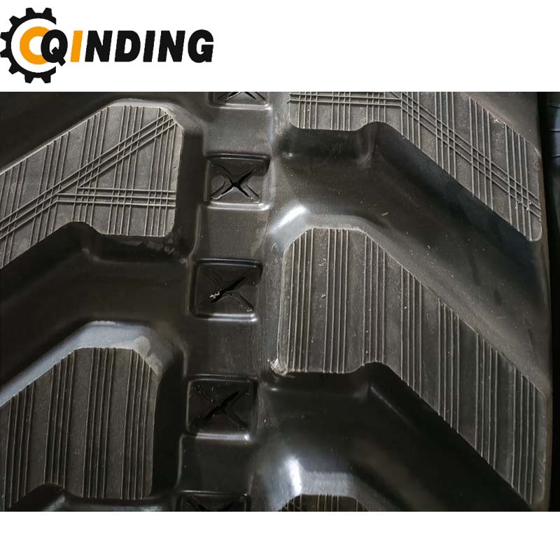 QDRT-01T 1 Ton Rubber Track Undercarriage Chassis for Drilling Rig, Mobile Crusher, Agricutural Machine 1220mm x 309mm x 180mm