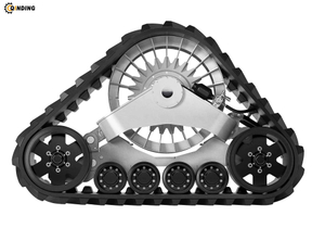 Triangular Rubber Tracked Undercarriage with Customers' Requirements for Agricultural Harvester 
