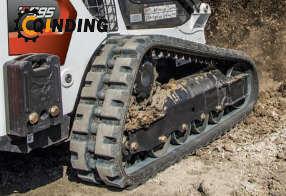Skid Steer Loader Track Undercarriage Triangle Rubber Track Undercarriage 