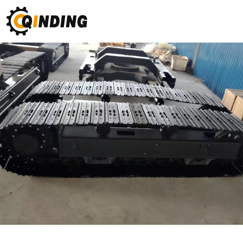 QDRT-02T 2 Ton Rubber Track ageUndercarri Chassis for Crusher and Screener, Crawler Excacator,Crane 1815mm x 367mm x 230mm