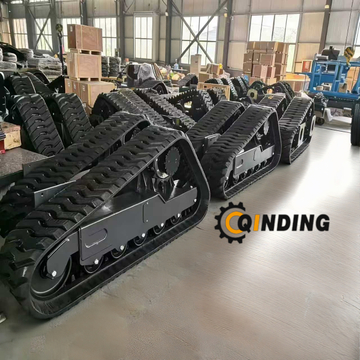 QDRT-03TS Construction Triangular Rubber Tracked Chassis