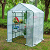 Portable Round Top Winter Garden Green House Polycarbonate Home Greenhouse Equipment