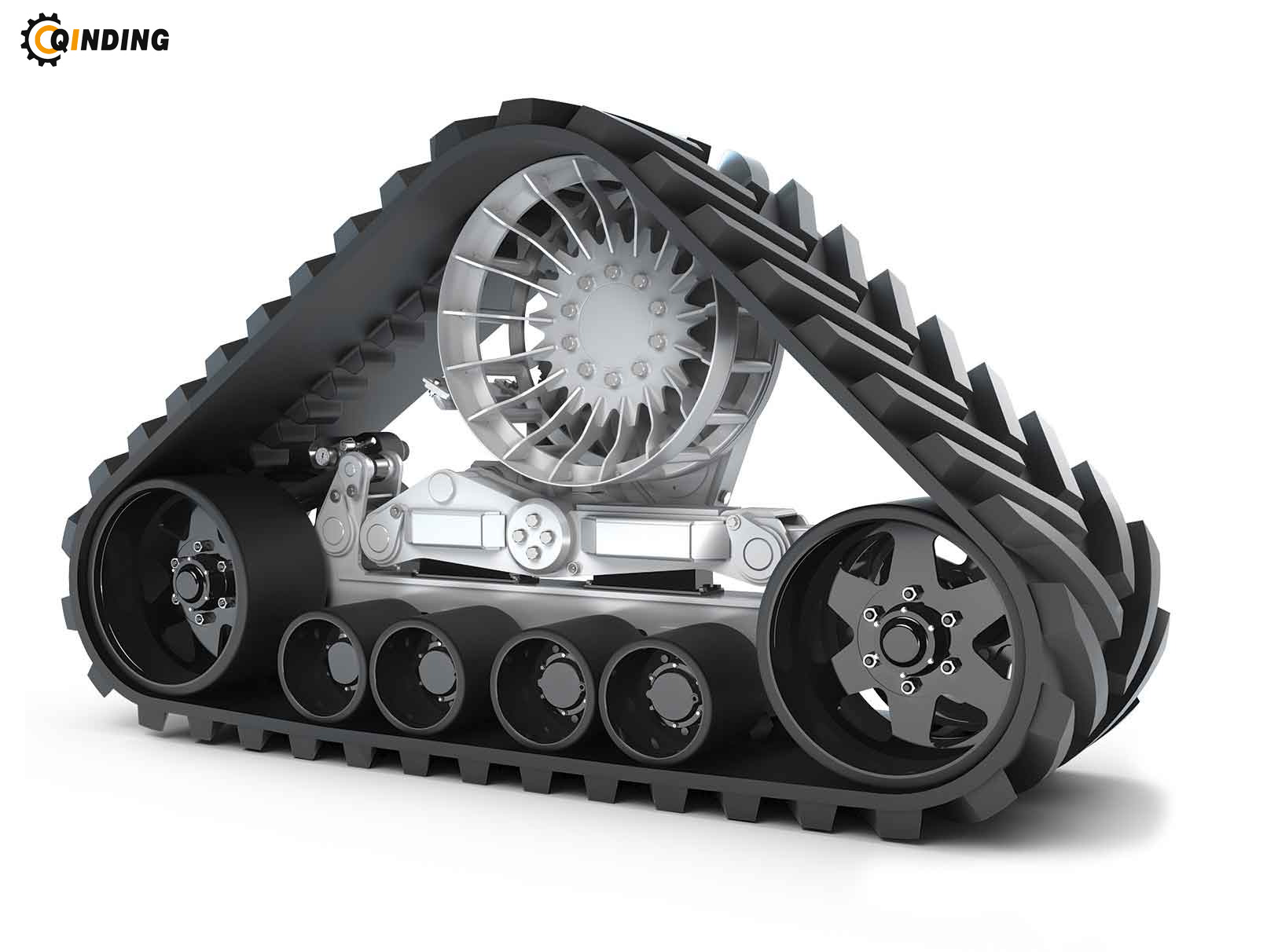  Triangle Rubber Tracked System for JOHN DEERE Harvester