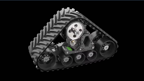 For Construction & Agriculture Triangular Rubber Tracked Wheel Chassis for CASE IH 6088 5130 6130 7130 7140 7230