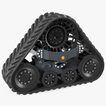 Triangular Rubber Tracked Wheel Chassis 