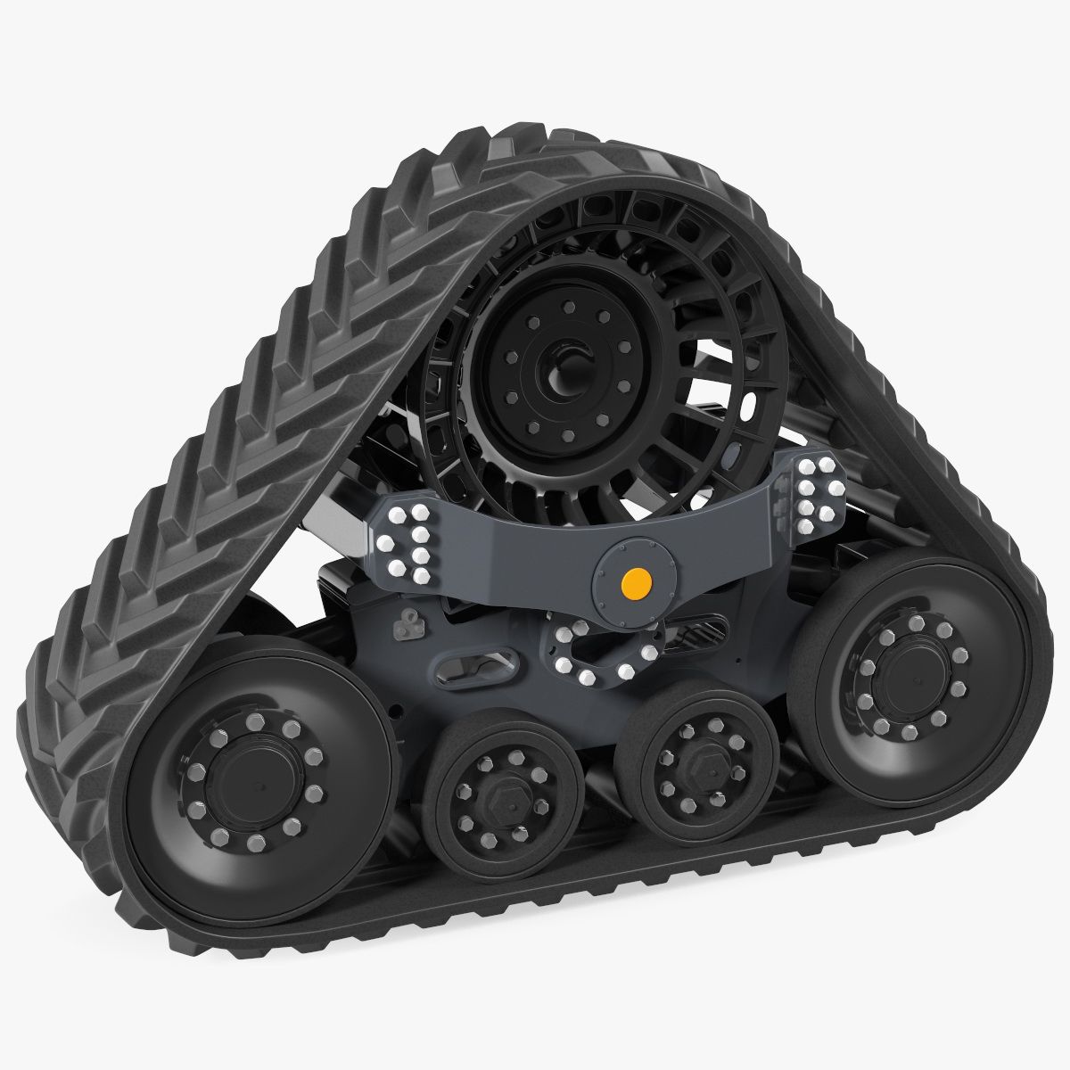 Triangular Rubber Tracked Wheel Chassis 