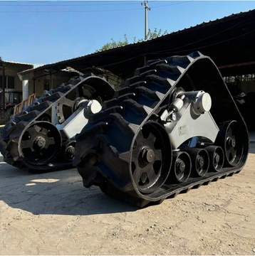 Agricultural triangular track Wheel Chassis - Land-friendly
