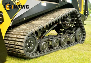 Skid Steer Loader Track Undercarriage Triangle Rubber Track Undercarriage 