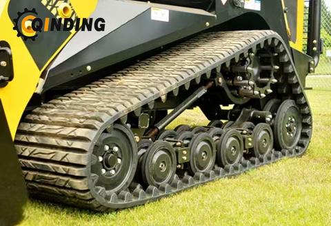 Skid Steer Loader Track Undercarriage Triangle Rubber Track Undercarriage 