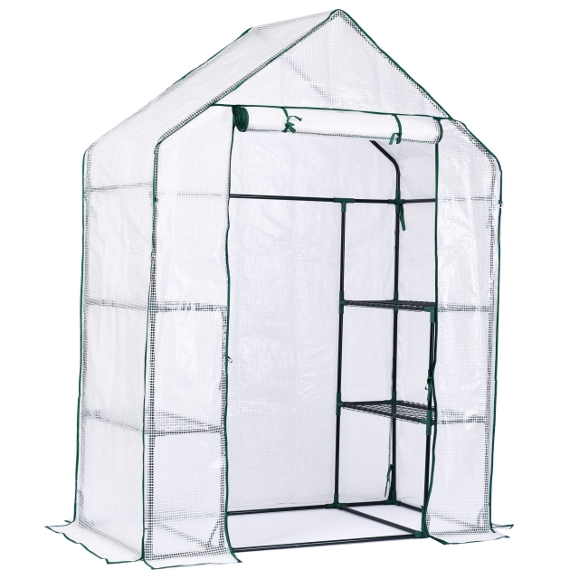 Small Plant House Durable Mini Green House Mini Glass Greenhouse