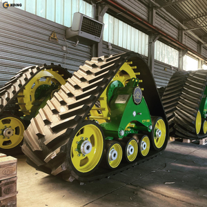 Triangular Rubber Tracked Undercarriage with Customers' Requirements for Agricultural Harvester 