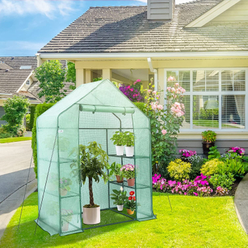 Agricultural Polytunnel Garden Greenhouse Green House Outdoor Hothouse Walk-in Greenhouse