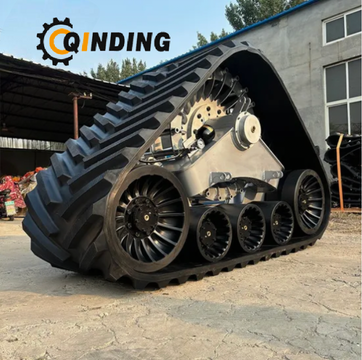 Agricultural triangular track Wheel Chassis - Land-friendly