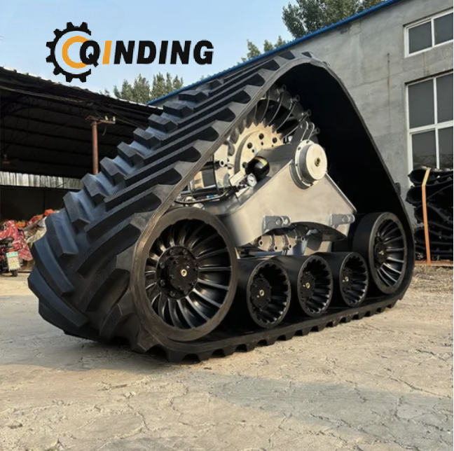 Agricultural triangular track Wheel Chassis - Land-friendly