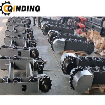 QDRT-02T 2 Ton Rubber Track ageUndercarri Chassis for Crusher and Screener, Crawler Excacator,Crane 1815mm x 367mm x 230mm
