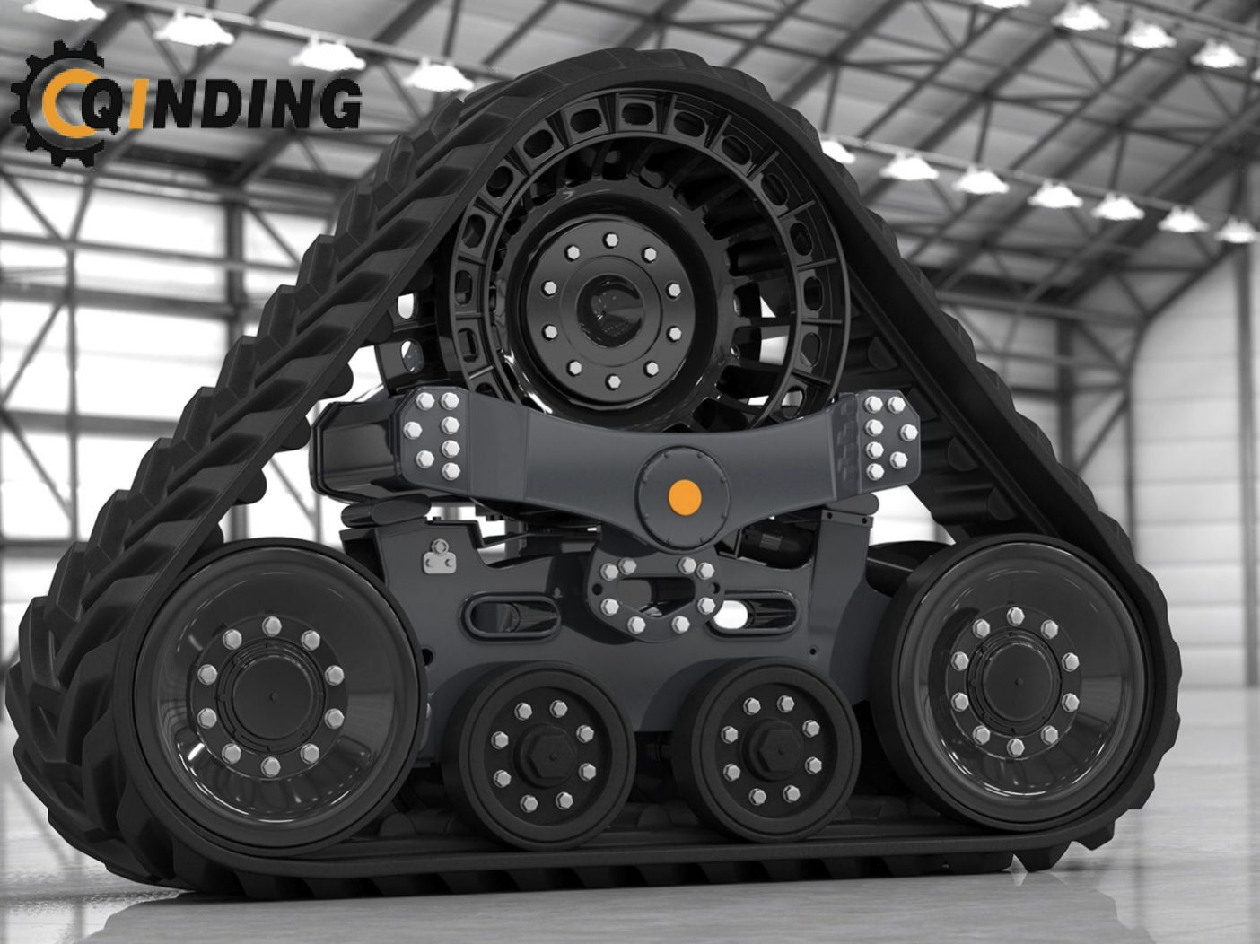 Triangular Rubber Tracked Wheel Chassis 