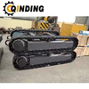 QDRT-10T 10 Ton Rubber Track Crawler Base Undercarriage for Crawler Excavator, Harvesting, Materialhandling 3551mm x 670mm x 450mm