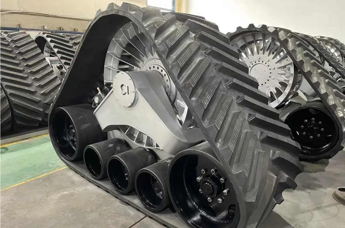  Triangle Track Wheel Undercarriage Chassis for Agricultural Harvester