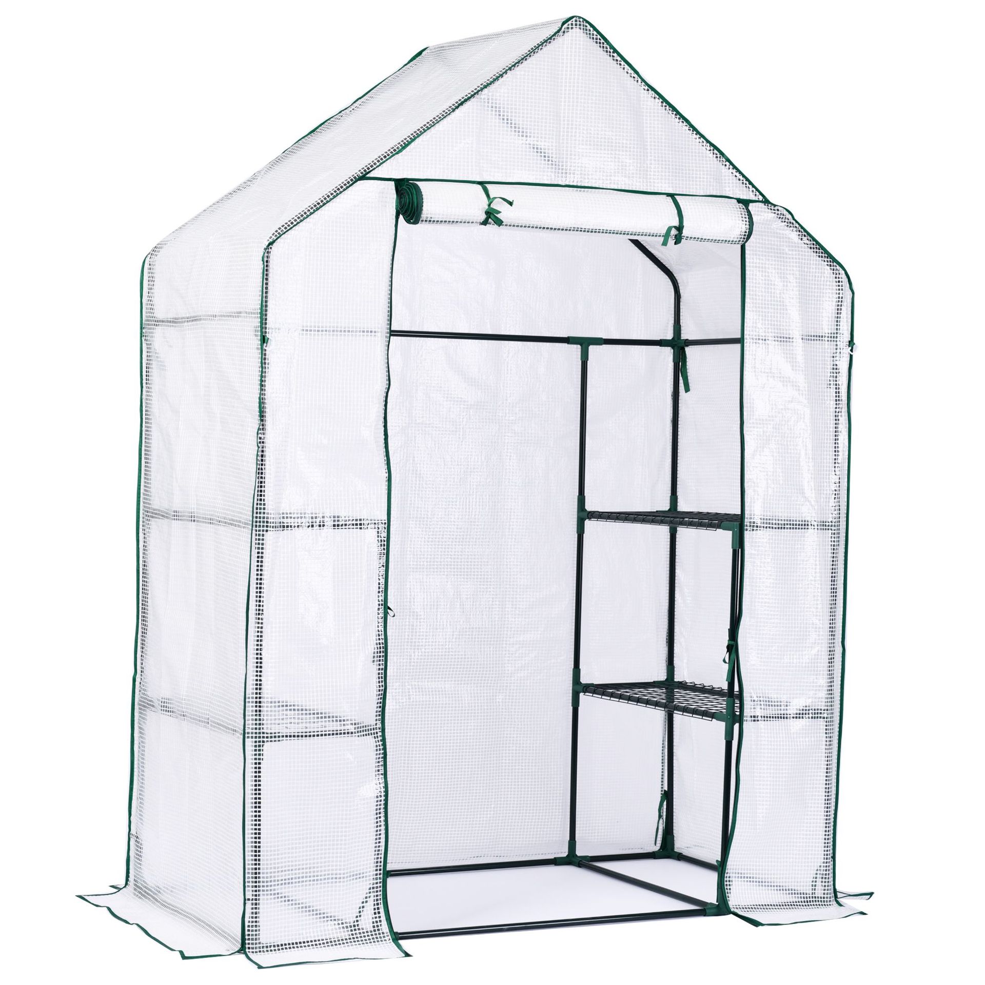 Portable Round Top Winter Garden Green House Polycarbonate Home Greenhouse Equipment