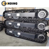 QDRT-10T 10 Ton Rubber Track Crawler Base Undercarriage for Crawler Excavator, Harvesting, Materialhandling 3551mm x 670mm x 450mm