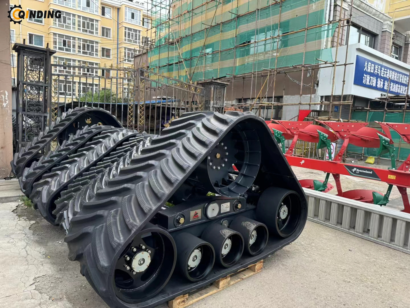  Triangle Rubber Tracked System for JOHN DEERE Harvester